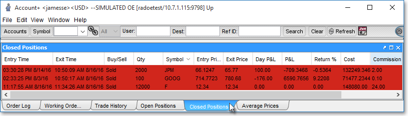 closed positions window