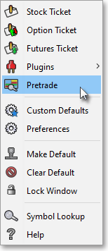 select pretrade