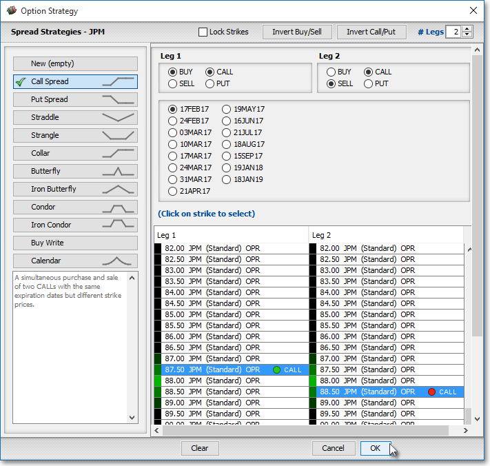 option strategy window