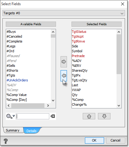 remove fields